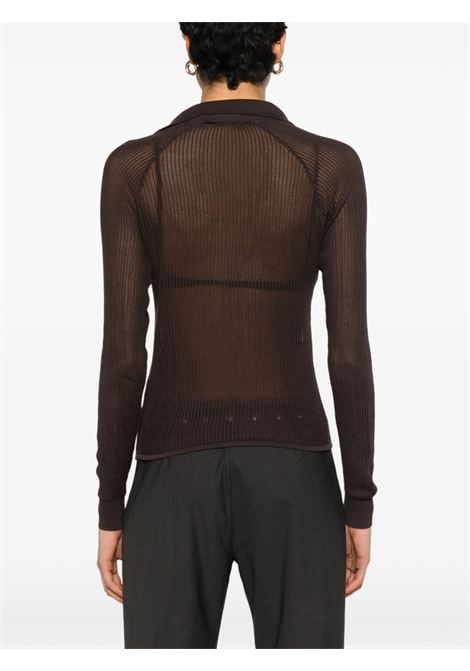 polo dandi donna marrone PALOMA WOOL | UJ1615326